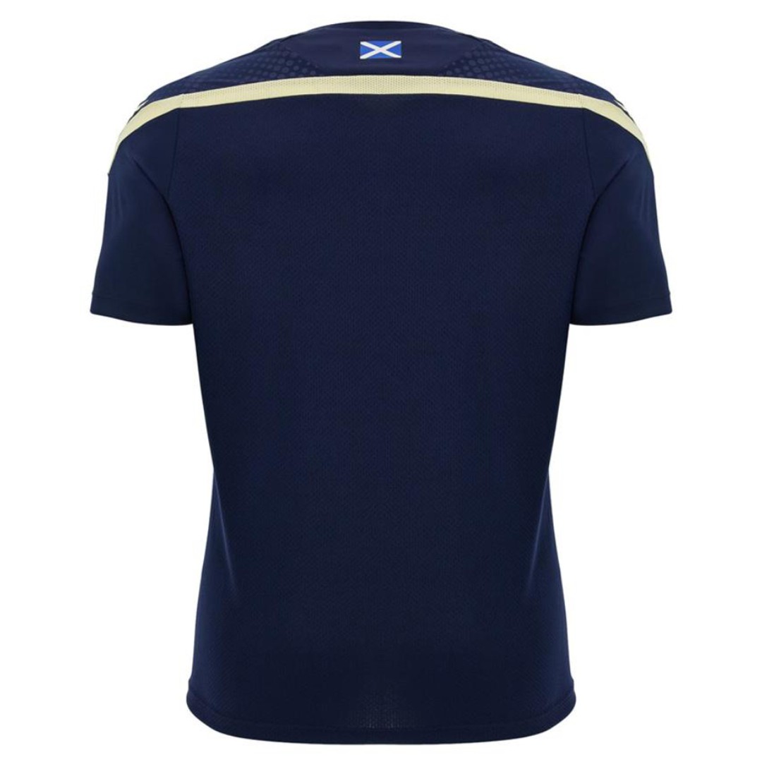 2026-2027 Scotland Rugby Training Shirt (Navy/Sand) - Kids