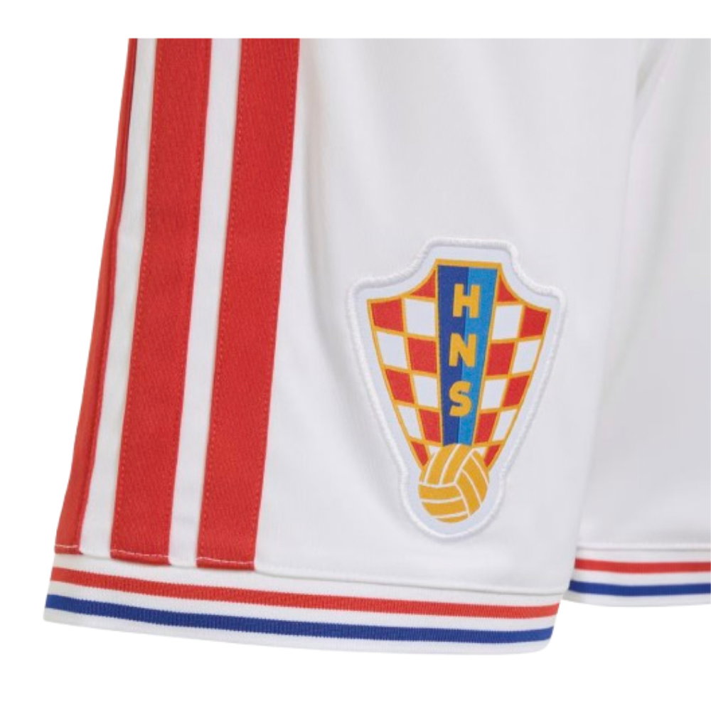 2026-2027 Croatia Home Shorts (White) - Kids