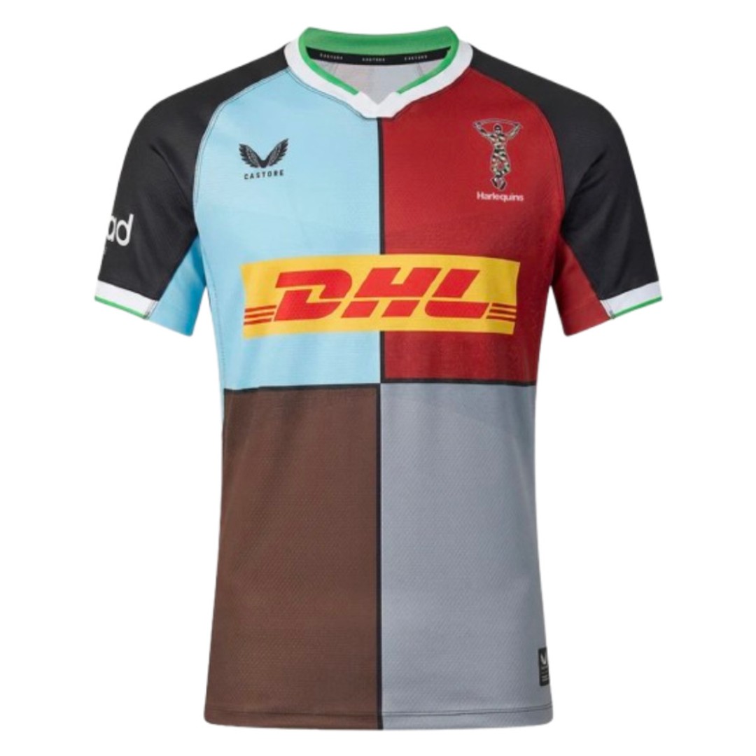 2026-2027 Harlequins Authentic Home Rugby Shirt (Your Name)