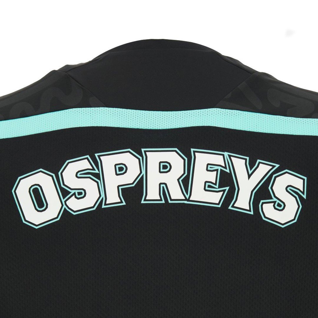 2026-2027 Ospreys Rugby Poly Training Shirt (Black)