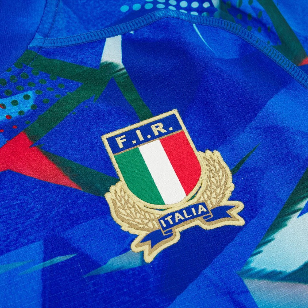 2026-2027 Italy Rugby Authentic Home Slim Fit Body Shirt