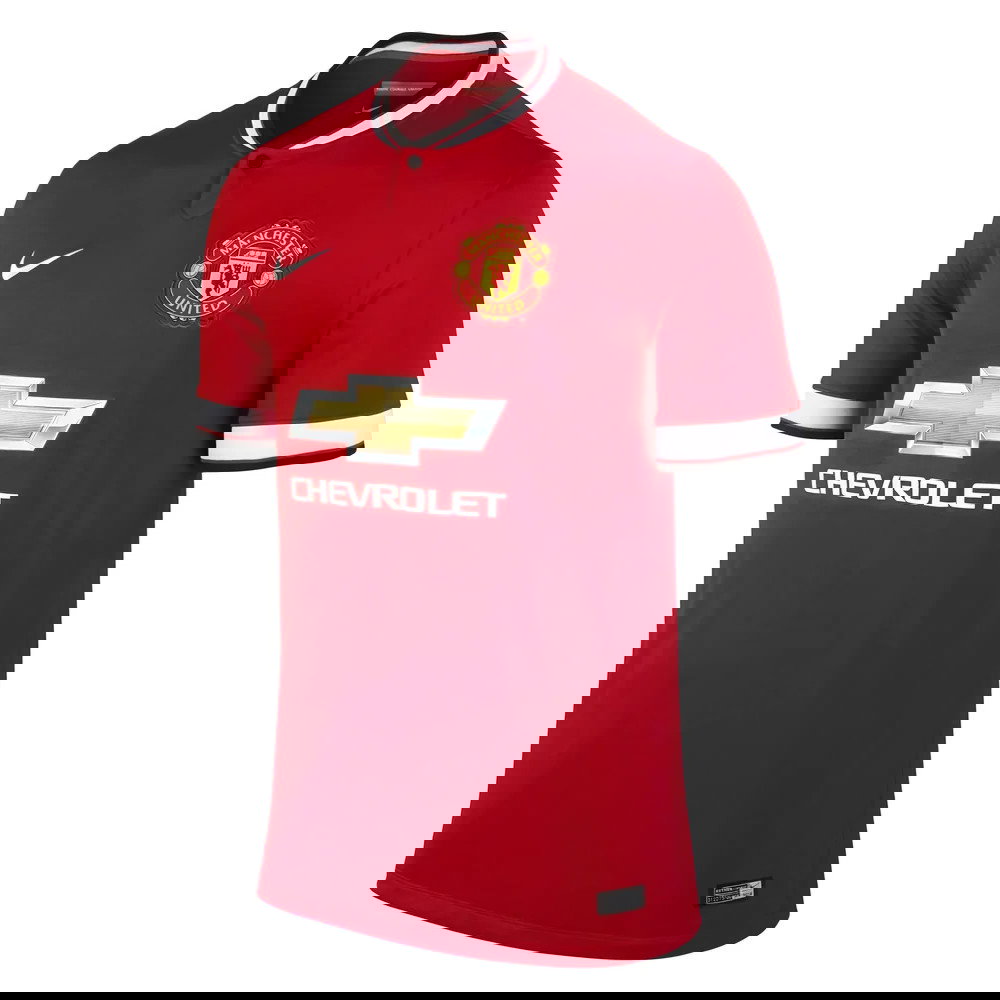 Manchester United 2014-15 Home Football Shirt (L) (Excellent) (Beckham 7)