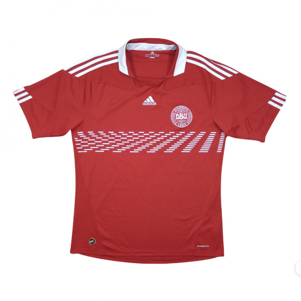 Denmark 2010-11 Home Shirt (M) (Excellent) (Laudrup 10)
