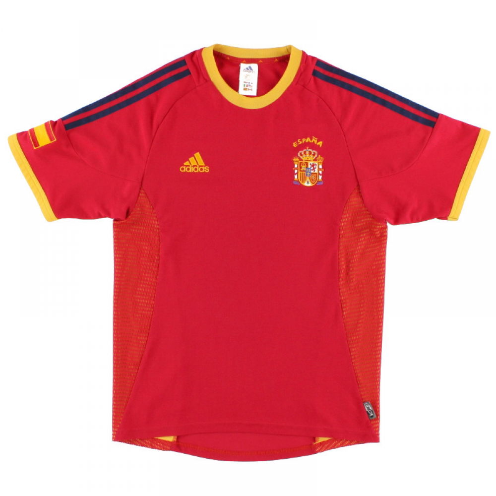 Spain 2002-04 Home Shirt ((Good) XL) (Your Name)