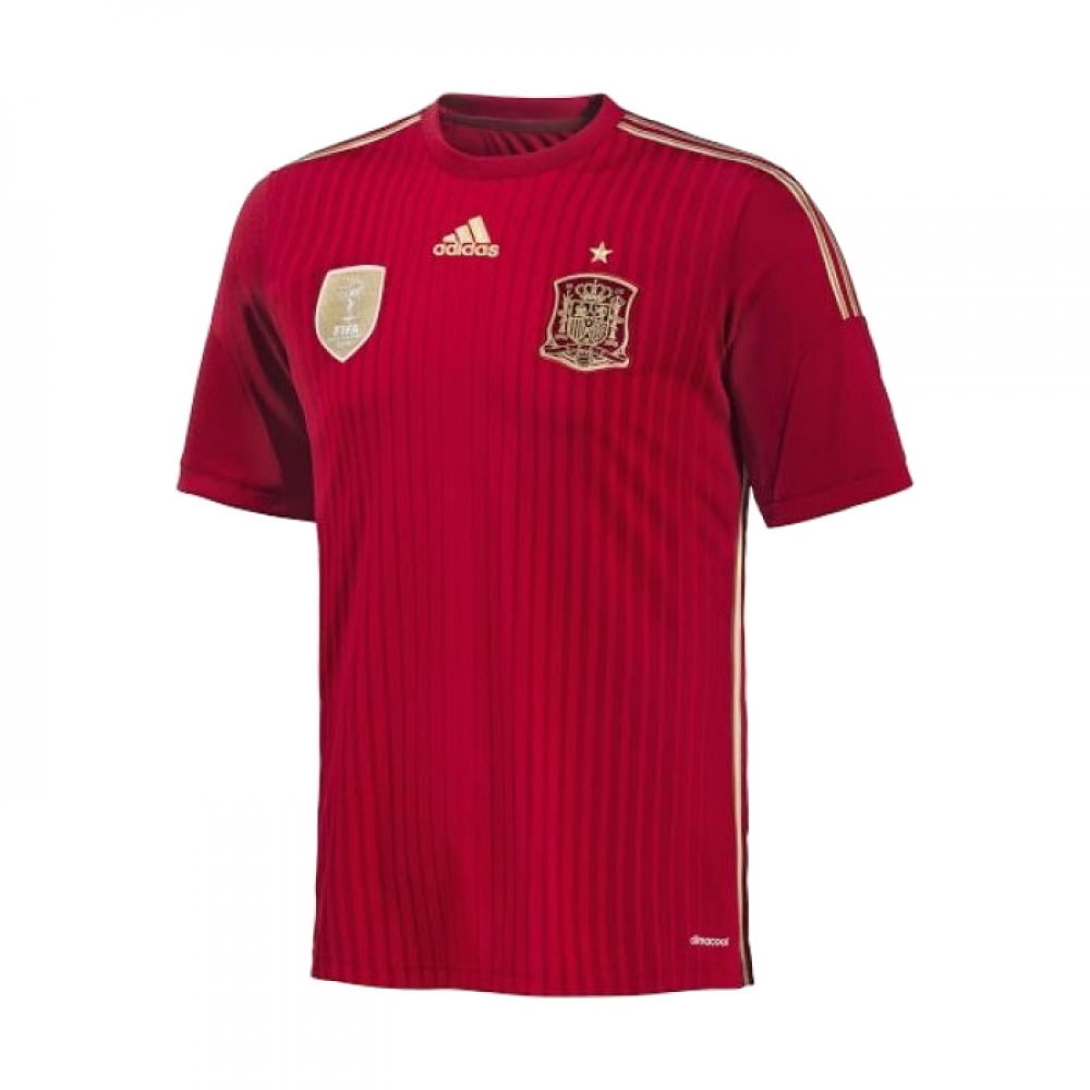 Spain 2015-16 Home Shirt (2-3y) (Mint) (Jordi Alba 18)
