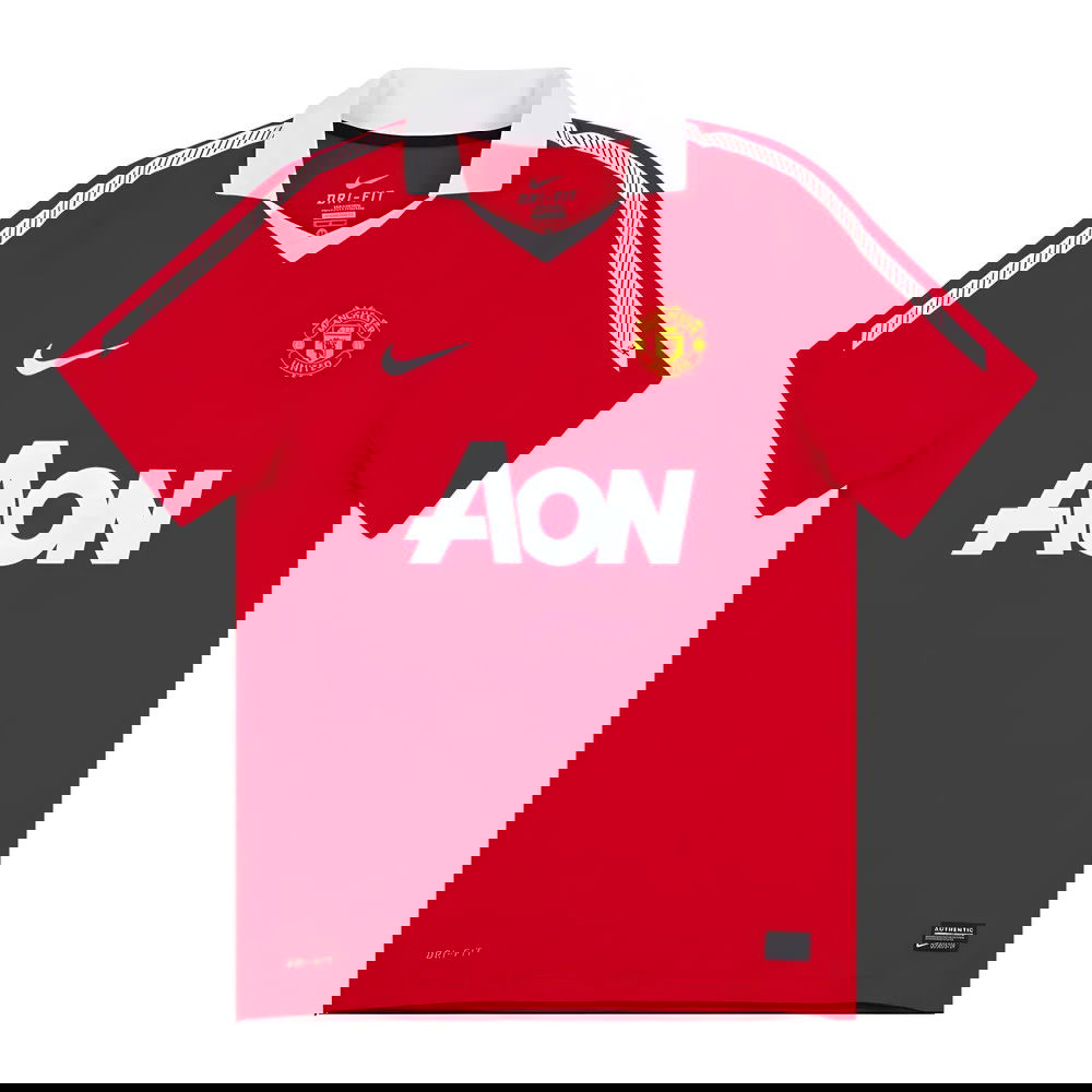 Manchester United 2010-11 Home Shirt (XXL) Scholes #18 (Very Good)