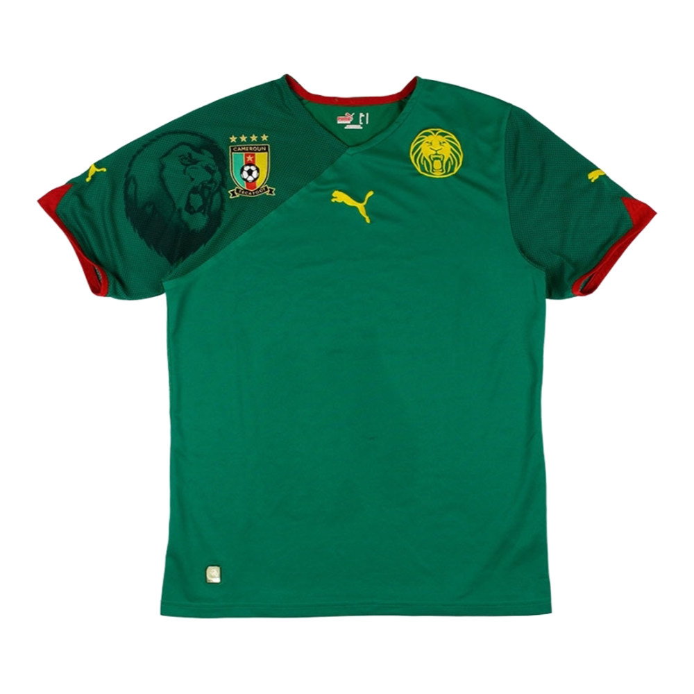 Cameroon 2010-11 Home Shirt ((Excellent) L) (SONG 4)