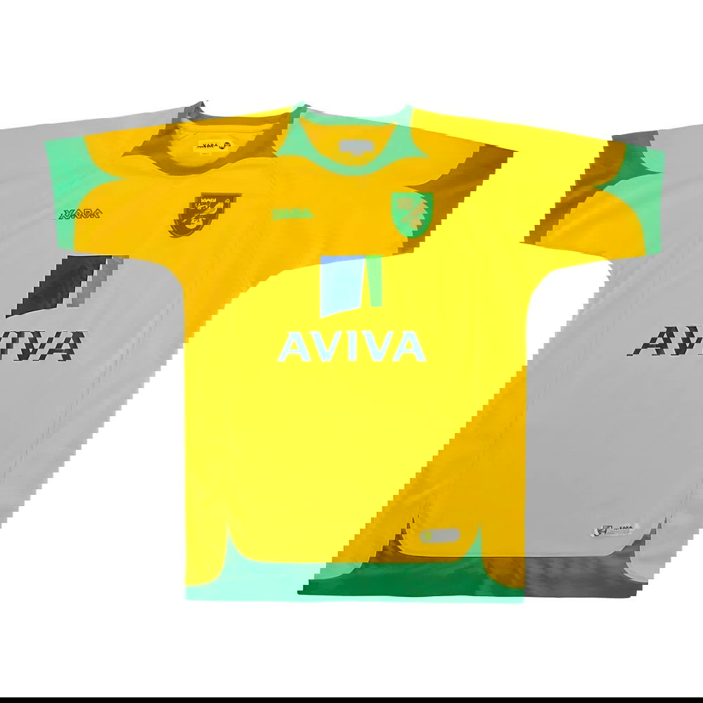 Norwich 2008-2010 Home Shirt (Good) (Bertrand 21)