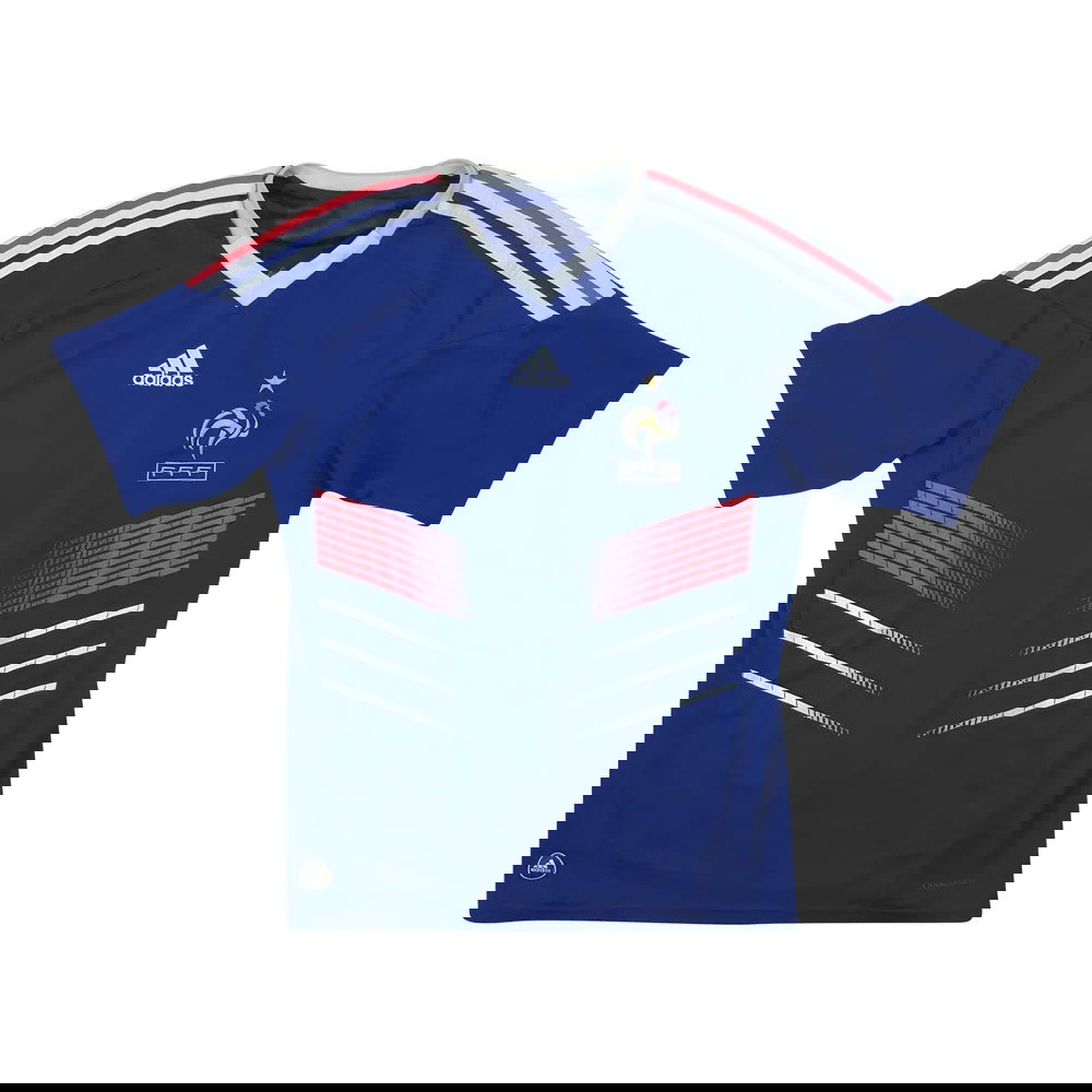 France 2010-11 Home Shirt (Excellent) (TREZEGUET 10)