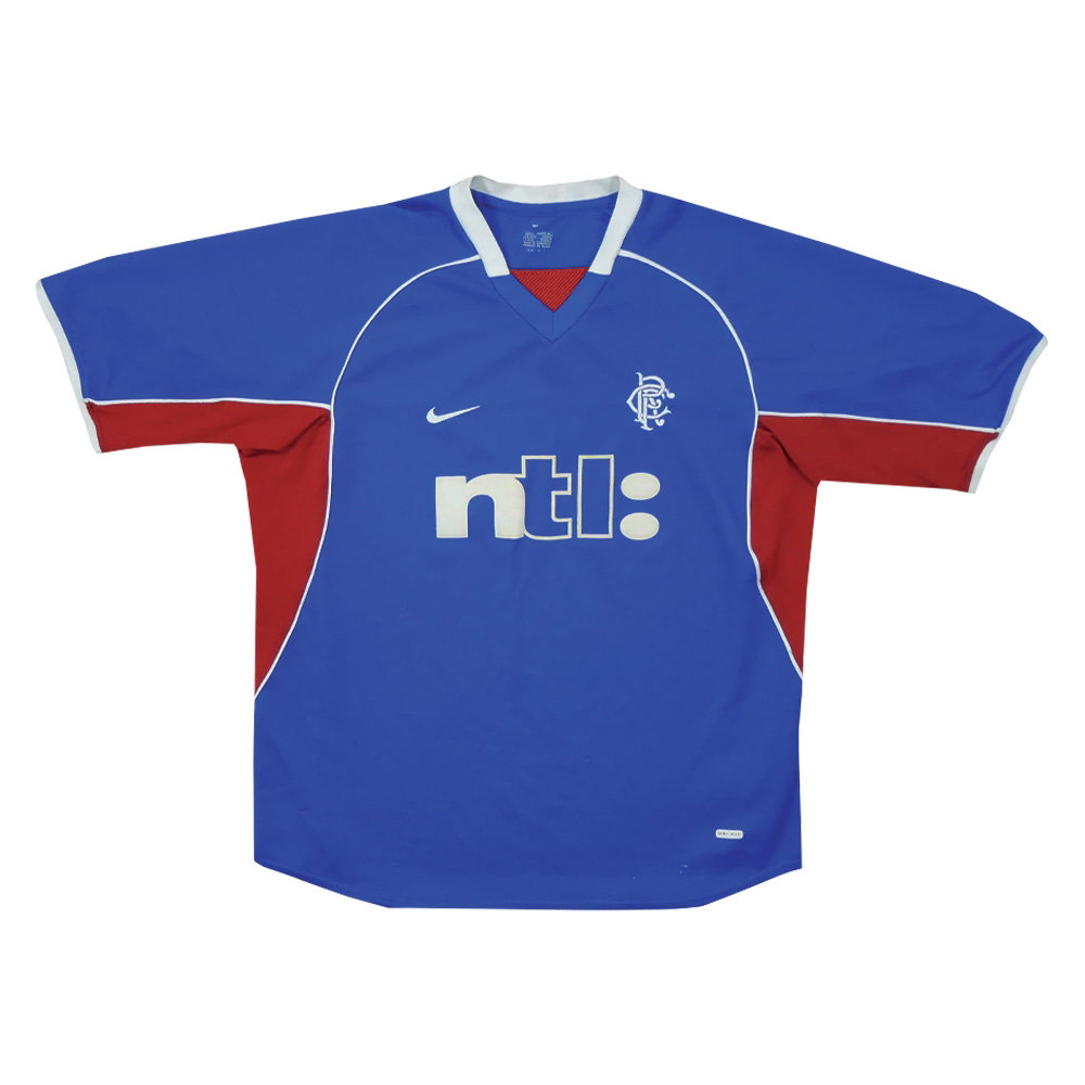 Rangers 2001-02 Home Shirt (S) (Excellent) (Mols 10)