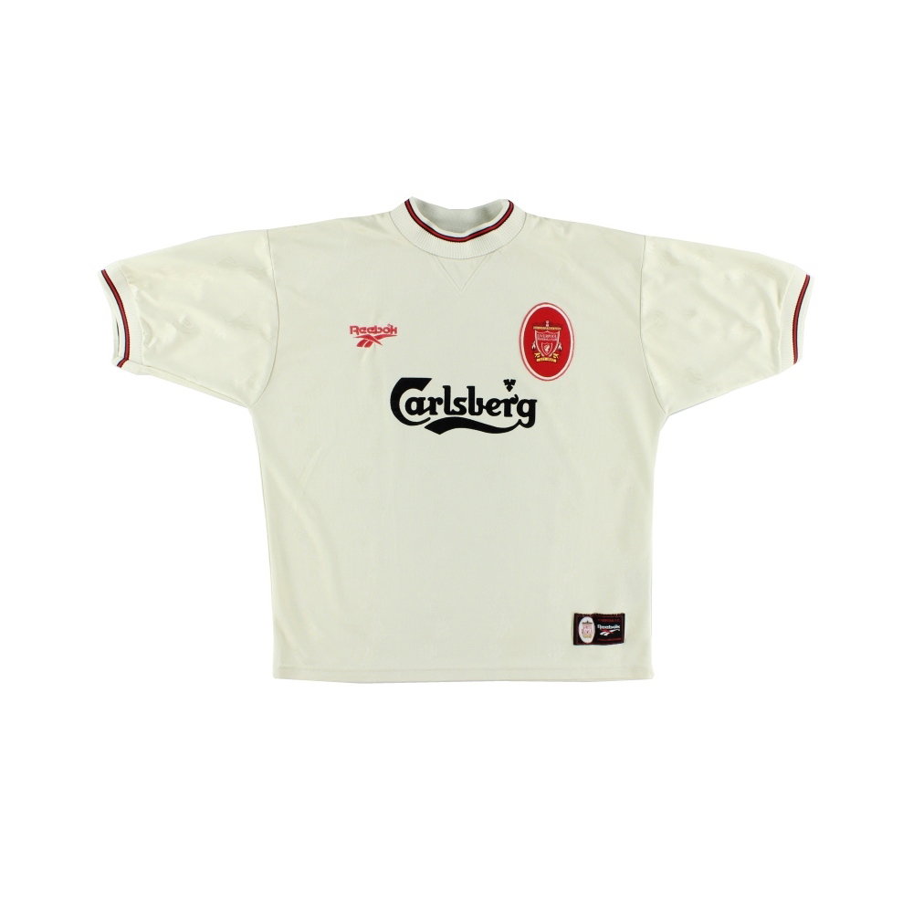 Liverpool 1996-97 Away Shirt (XL) (Excellent) (GERRARD 8)