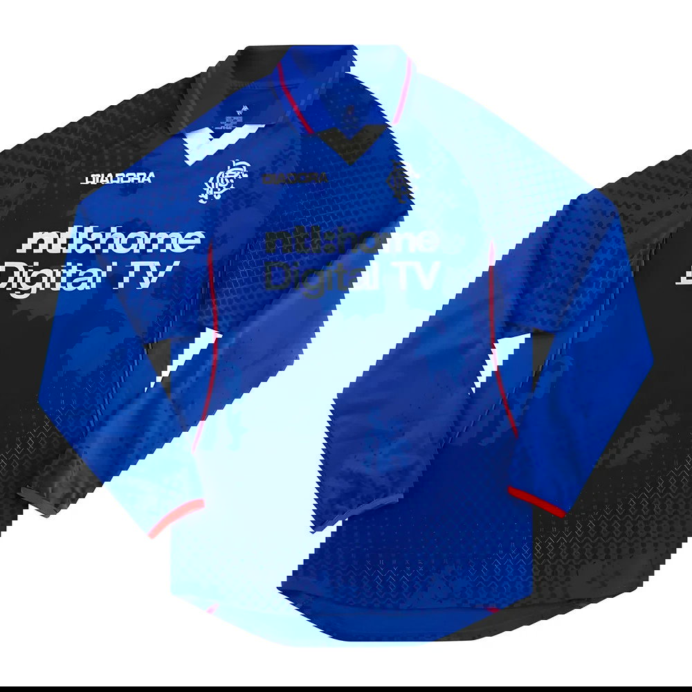 Rangers 2002-2003 Long Sleeved Home Shirt (XL) (Excellent) (Gascoigne 8)