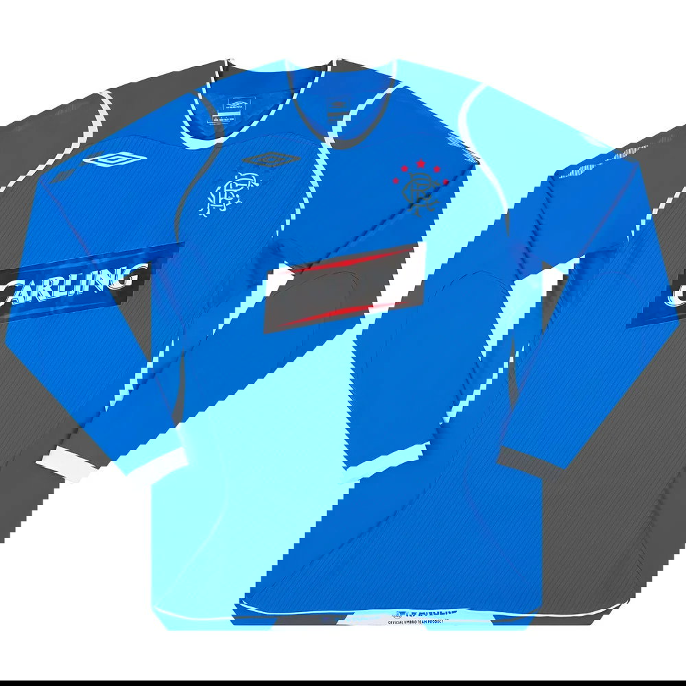 Rangers 2008-09 Home L/S Shirt (M) (Excellent) (GATTUSO 18)