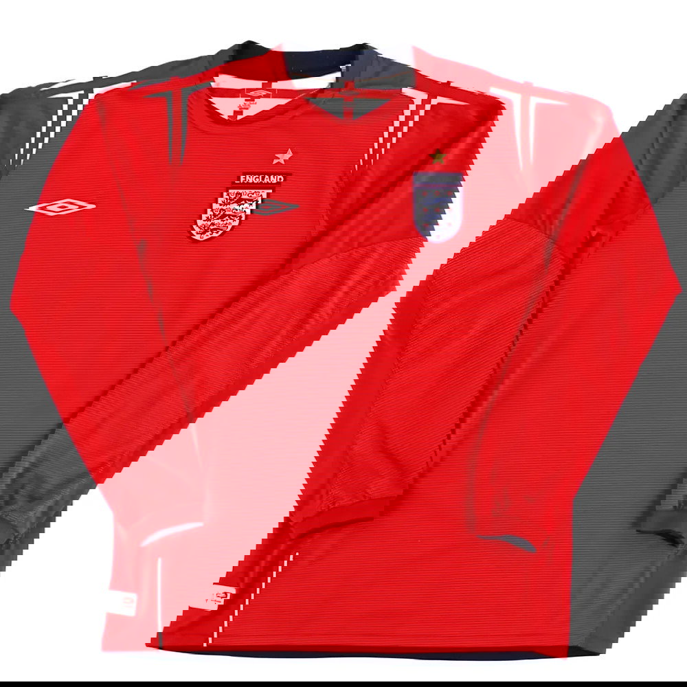 England 2004-2006 Away L/S Shirt (L) (Excellent) (Lampard 11)