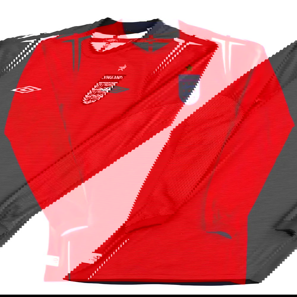 England 2004-2006 Away L/S Shirt (L) (Excellent) (Lampard 11)