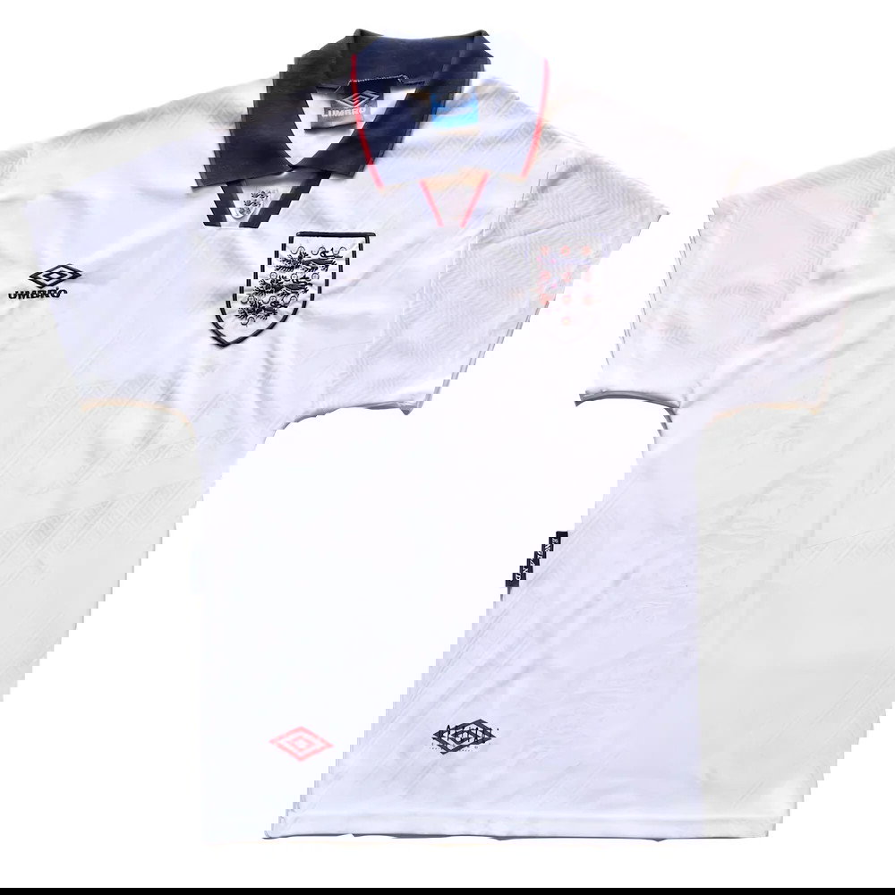 England 1993-1995 Home Shirt (L) (Excellent) (Shearer 9)