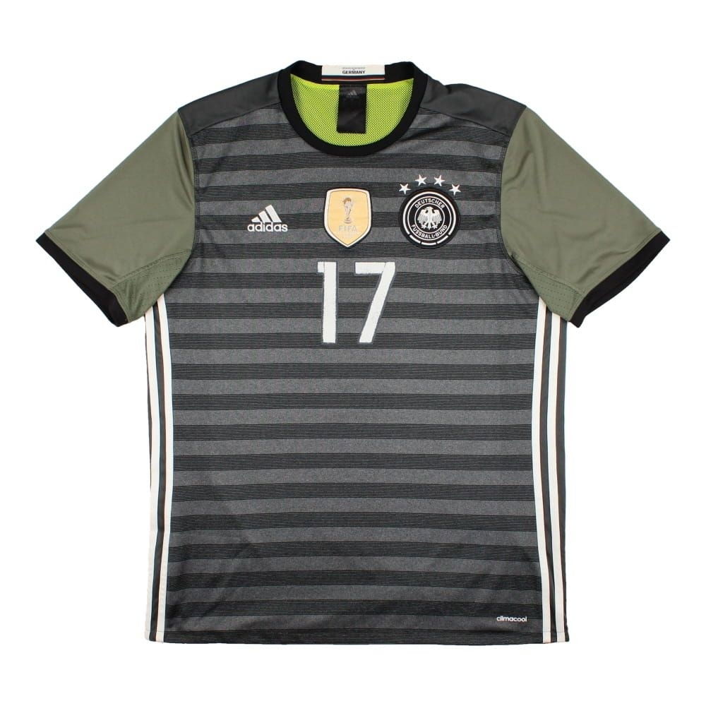 Germany 2016-2017 Away Shirt (Boateng #17) ((Excellent) L)
