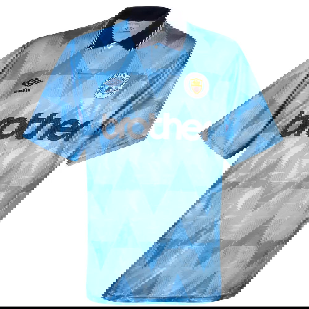 Manchester City 1989-91 Home Shirt (M) (Very Good)