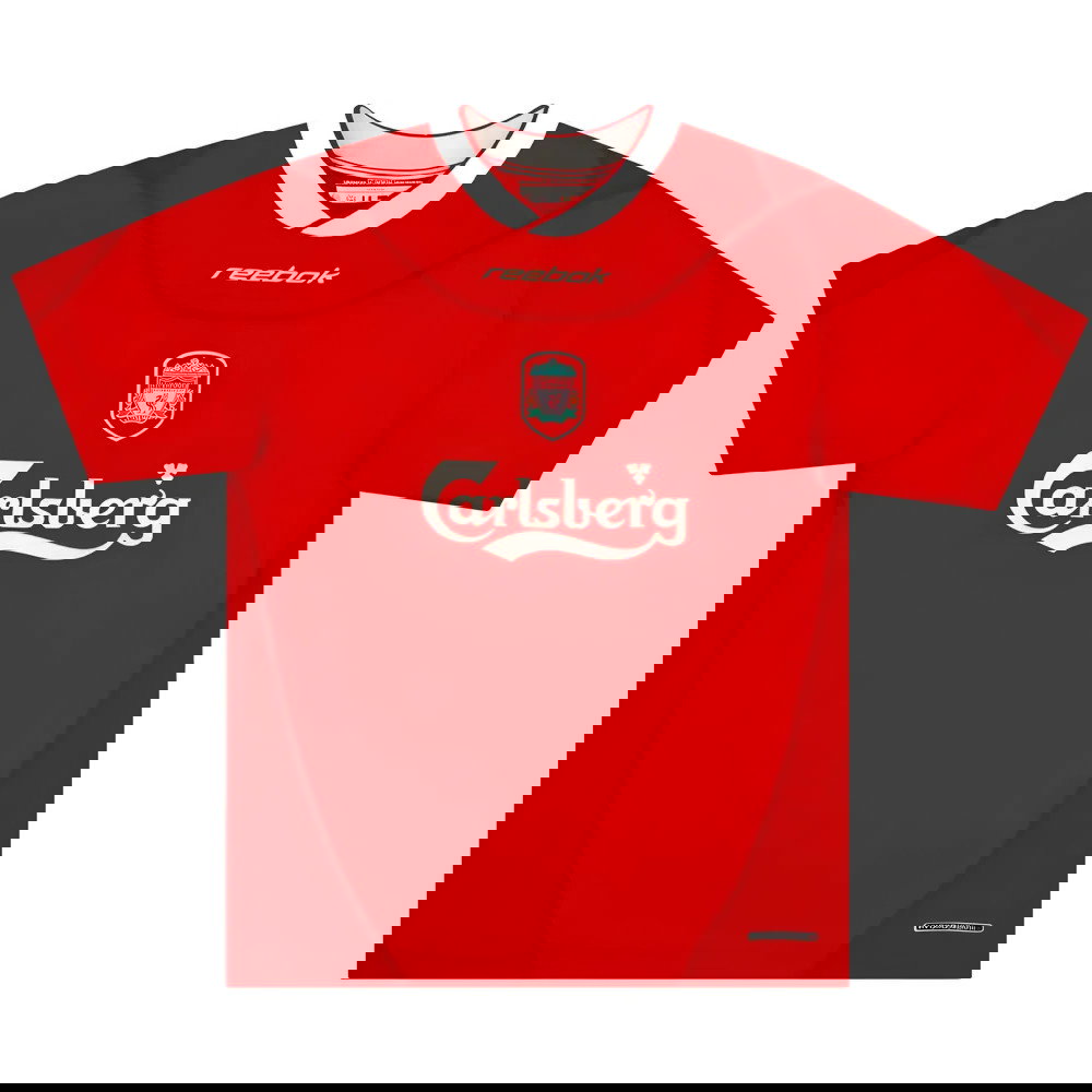 Liverpool 2002-04 Home Shirt (2XL) (Excellent) (BARNES 10)