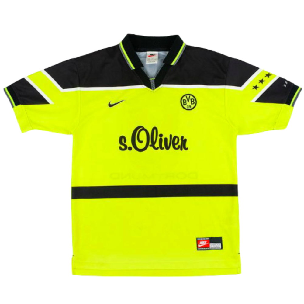 Borussia Dortmund 1997-1998 Home Shirt (L) (Excellent) (Lambert 14)