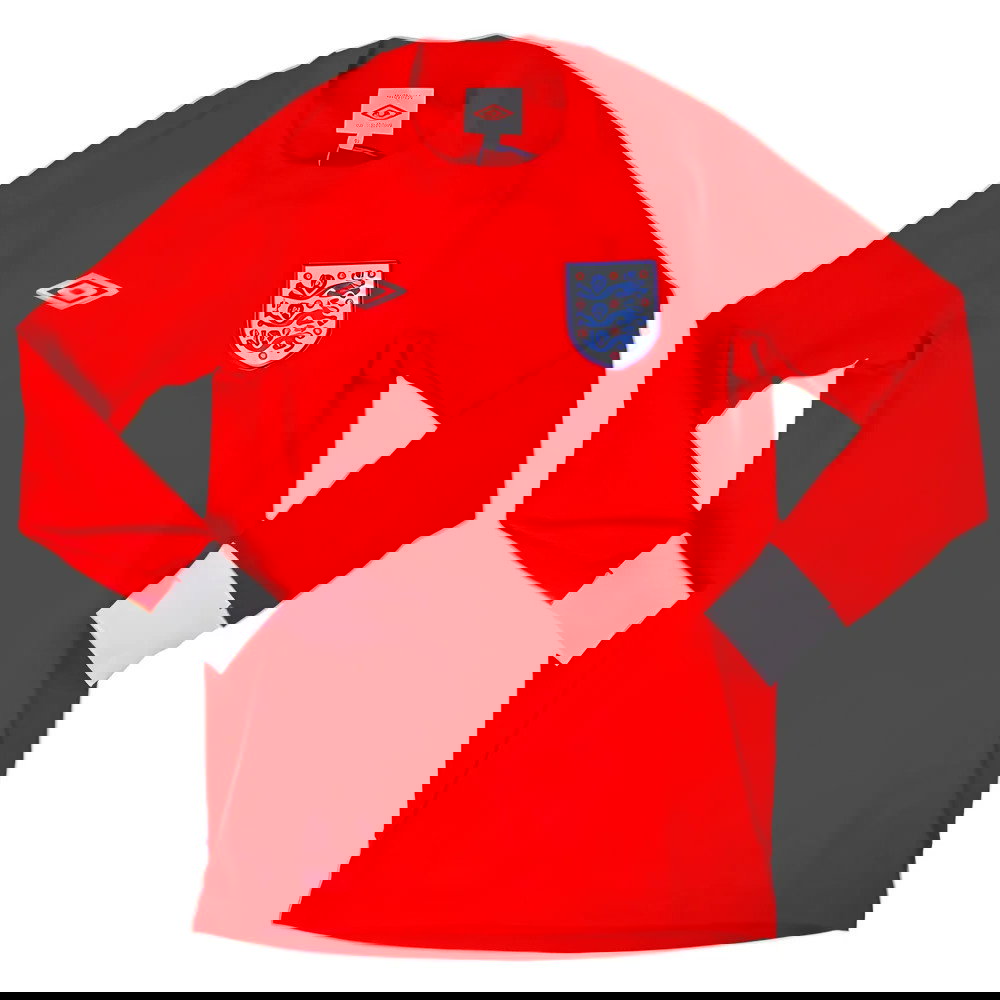 England 2010-2011 Away L/S Shirt (L) (Excellent) (HENDERSON 8)