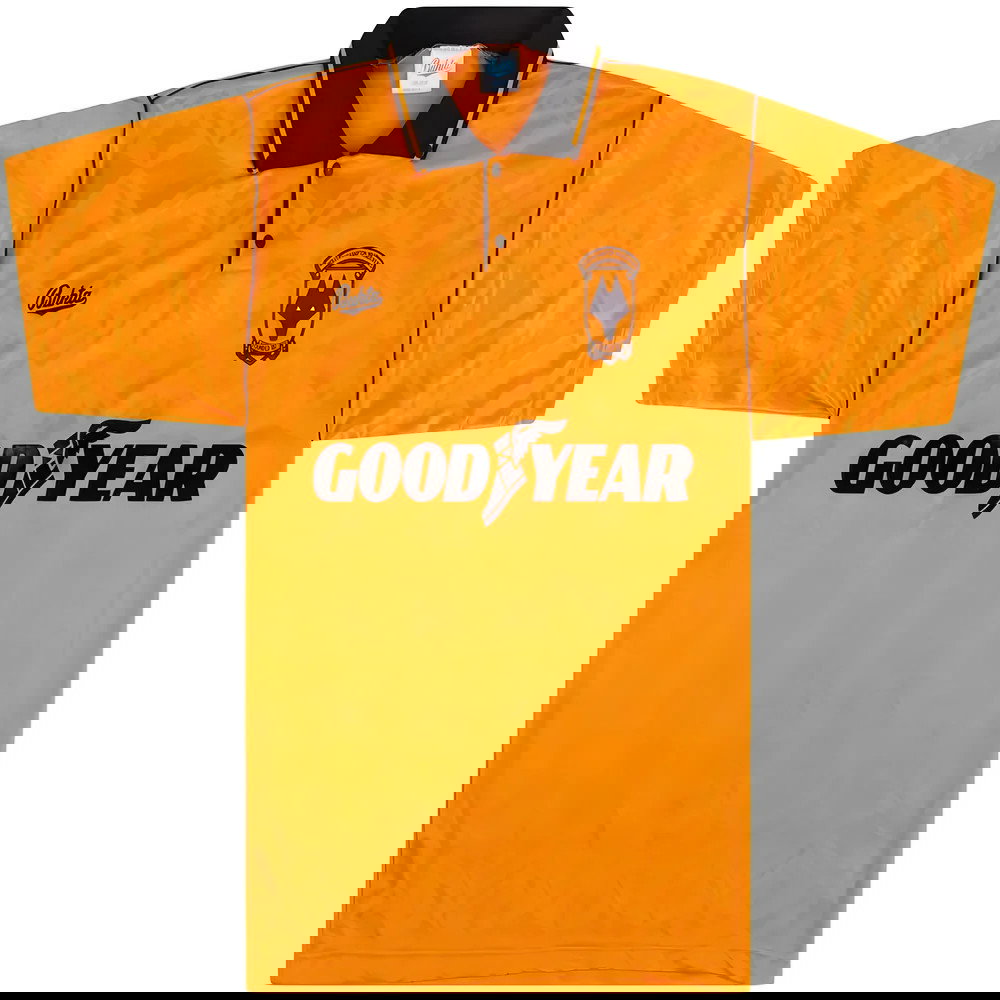 Wolves 1990-92 Home Shirt (L) (Very Good) (Bull 9)
