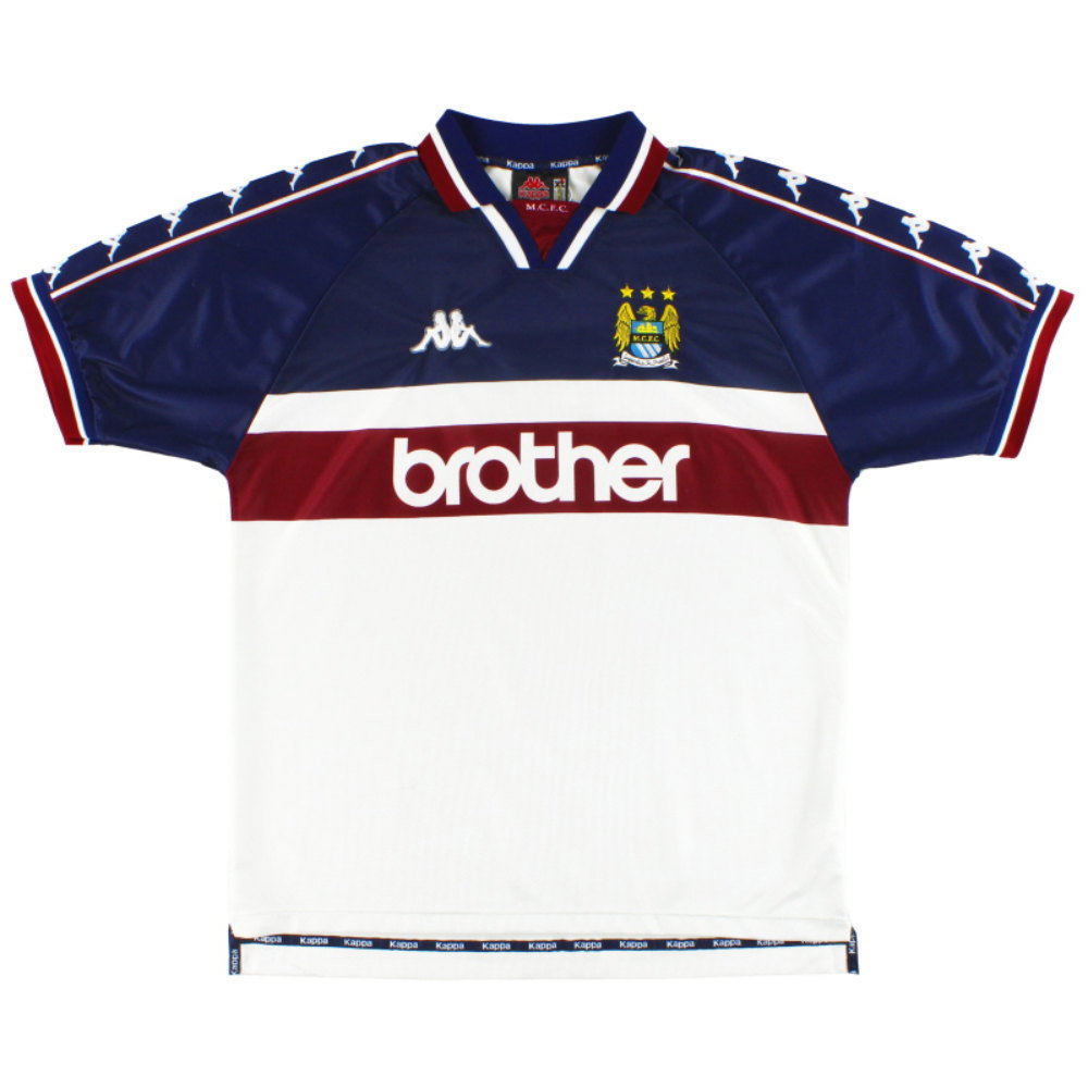 Manchester City 1997-98 Away Shirt (XL) (Good) (Edghill 3)