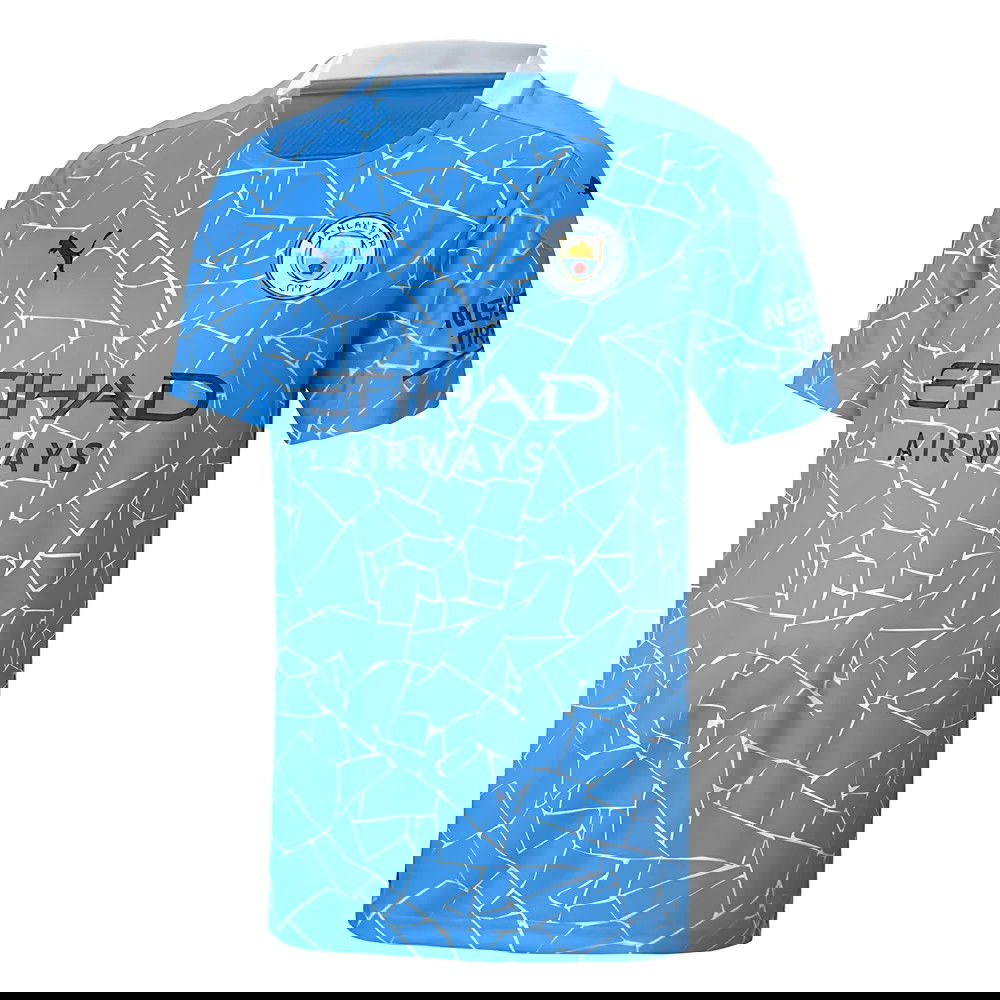 Manchester City 2020-21 Home Shirt (XLB) Foden #47 (Mint)