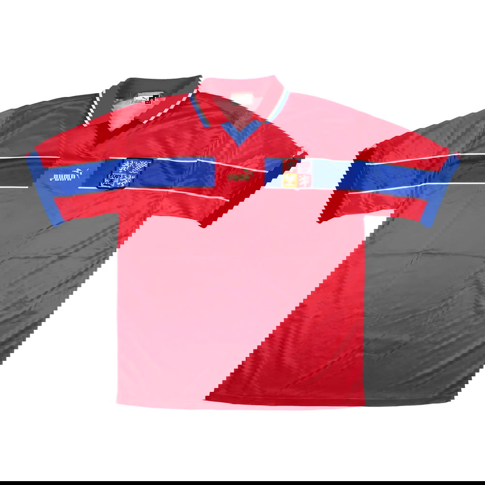 Czech Republic 1998-00 Home Shirt (XL) (Good) (Berger 20)