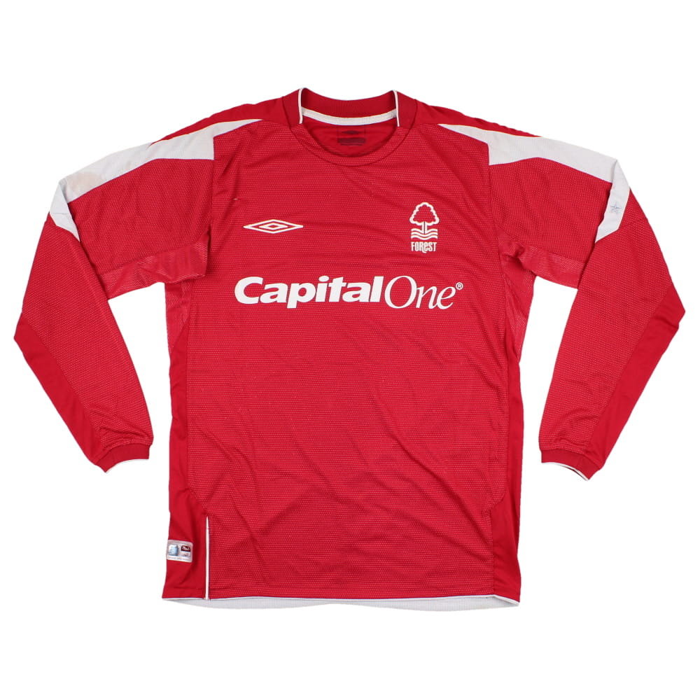 Nottingham Forest 2004-05 Long Sleeve Home Shirt (S) (Excellent) (King 11)
