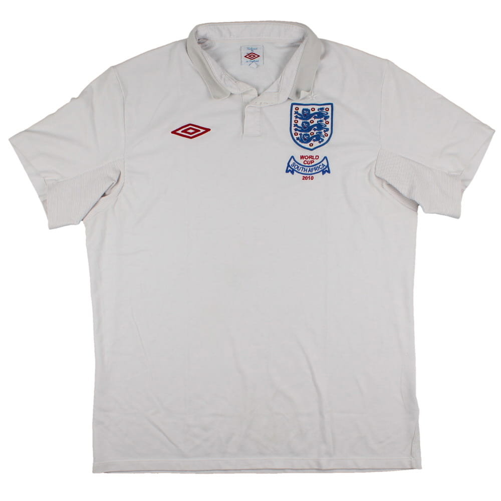 England 2009-10 World Cup Home shirt (XL) (Very Good) (TERRY 6)
