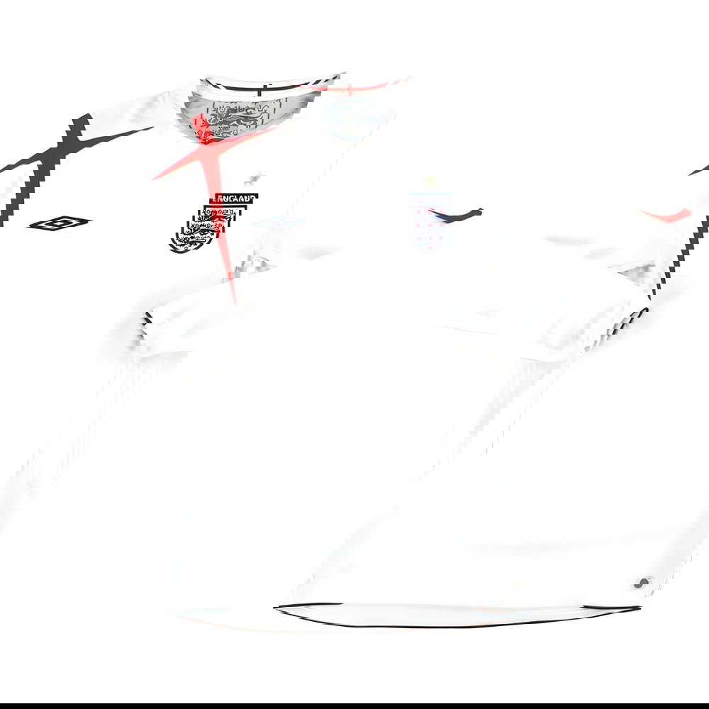 England 2005-07 Home Long Sleeve Shirt (XL) (Very Good) (BECKHAM 7)