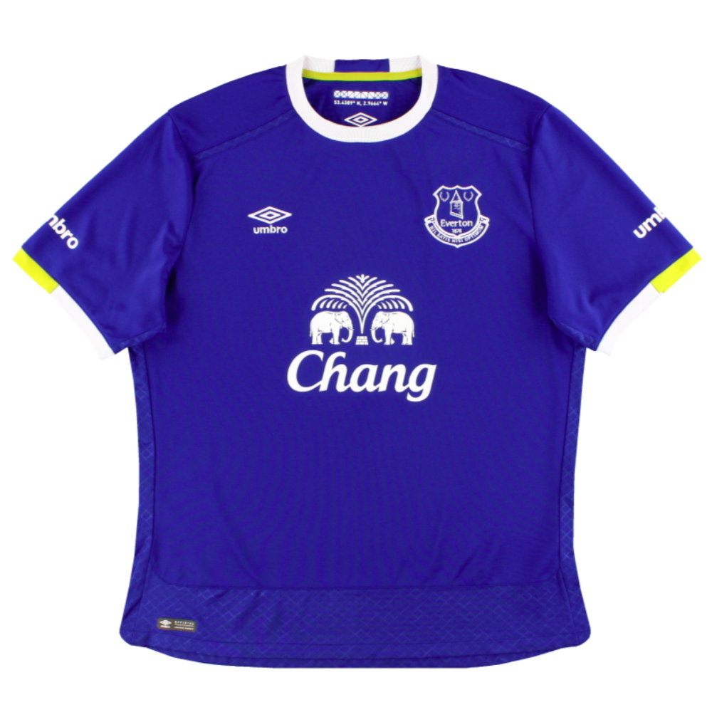 Everton 2016-17 Home Shirt (2XL) (Mint) (LUKAKU 10)
