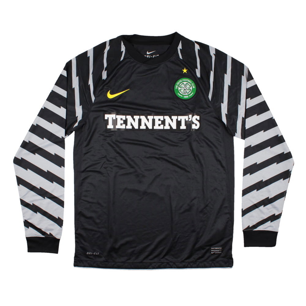 Celtic 2010-11 Goalkeeper Long Sleeve Shirt (M) (Mint) (Zaluska 24)