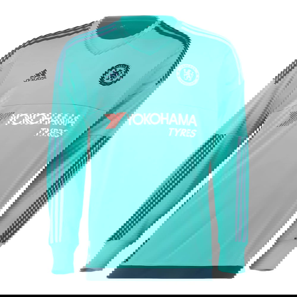 Chelsea 2015-16 Long Sleeve Goalkeeper Home Shirt (M) (Very Good) (Courtois 13)