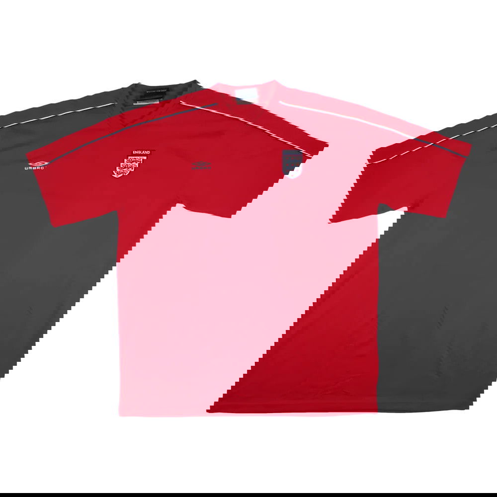 England 2000s Umbro Training Shirt (XXL) (Very Good) (Beckham 7)