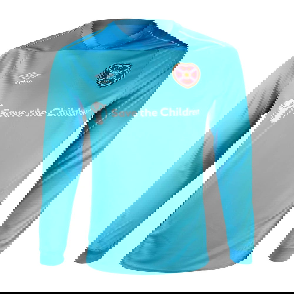 Hearts 2020-21 GK Home Long Sleeve Shirt (L) (Haring 5) (Excellent)