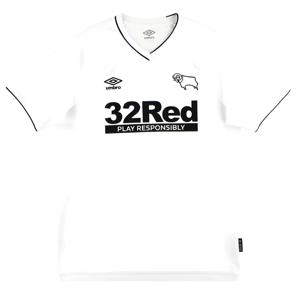 Derby County 2020-21 Home Shirt (S) (Excellent)