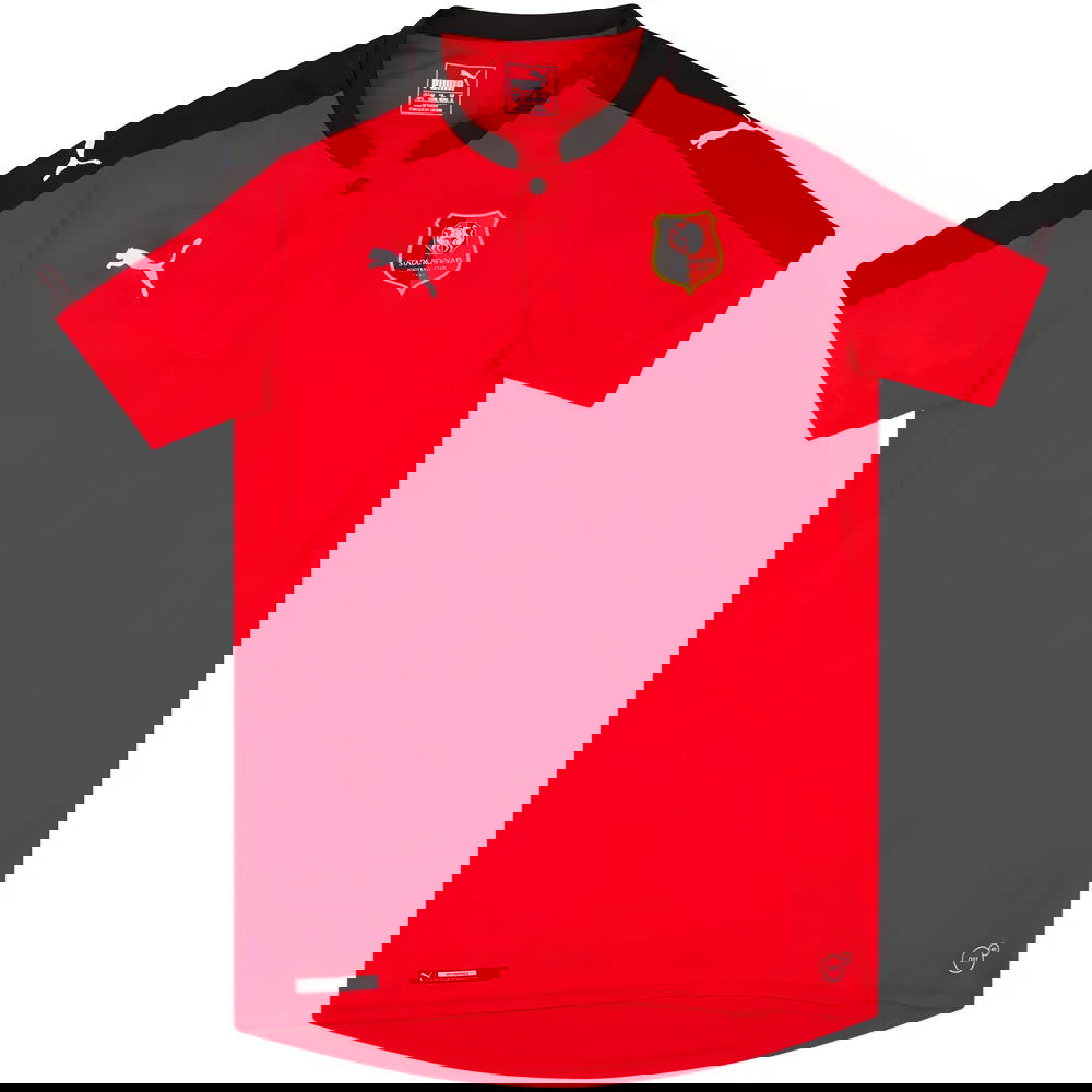 Rennes 2016-17 Home Shirt (Sponsorless) (XL) (Excellent) (MEXER 4)