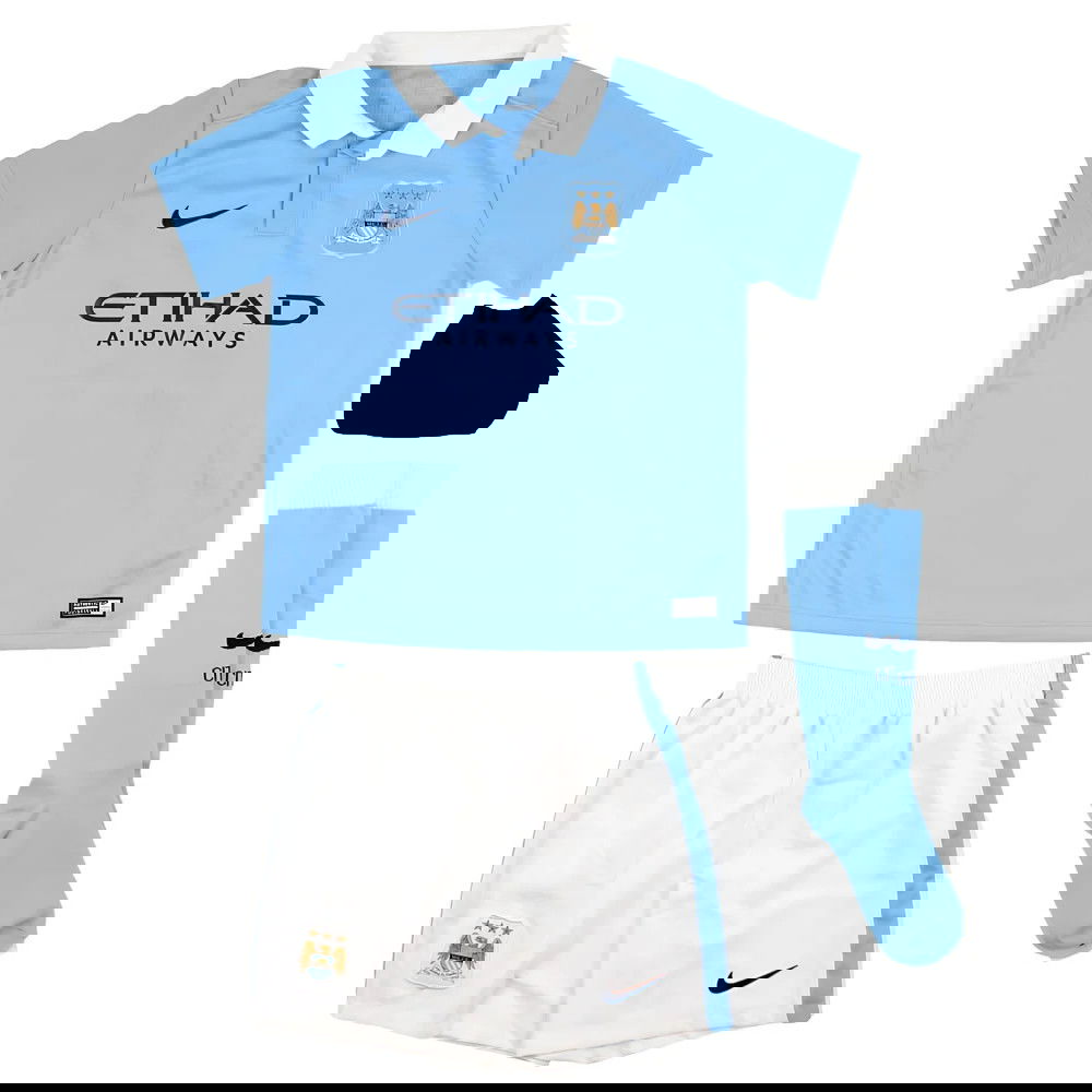 Manchester City 2015-16 Home Mini Kit (LB) De Bruyne #17 (BNWT)