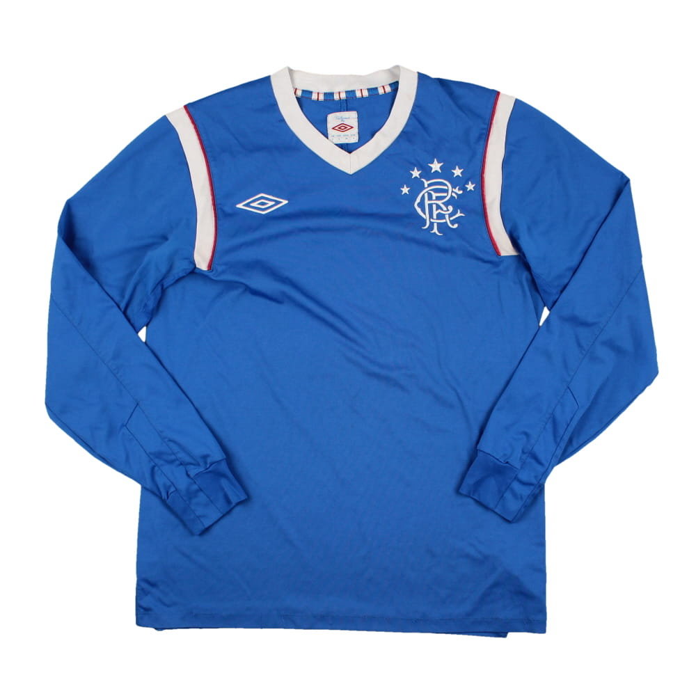 Rangers 2011-12 Home Long Sleeve Shirt (Sponsorless) (S) (Good) (Gattuso 18)