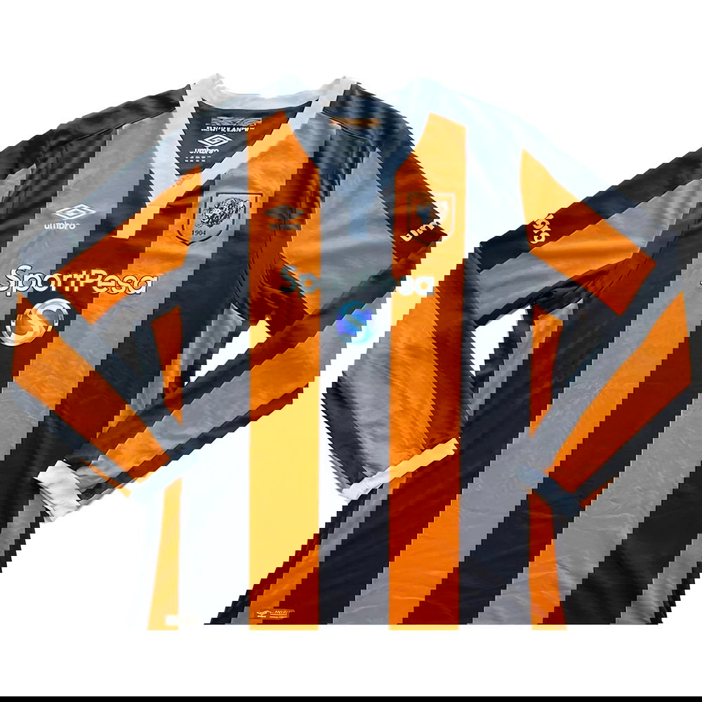Hull City 2016-17 Long Sleeve Home Shirt (XXL) (Your Name 10) (Excellent)