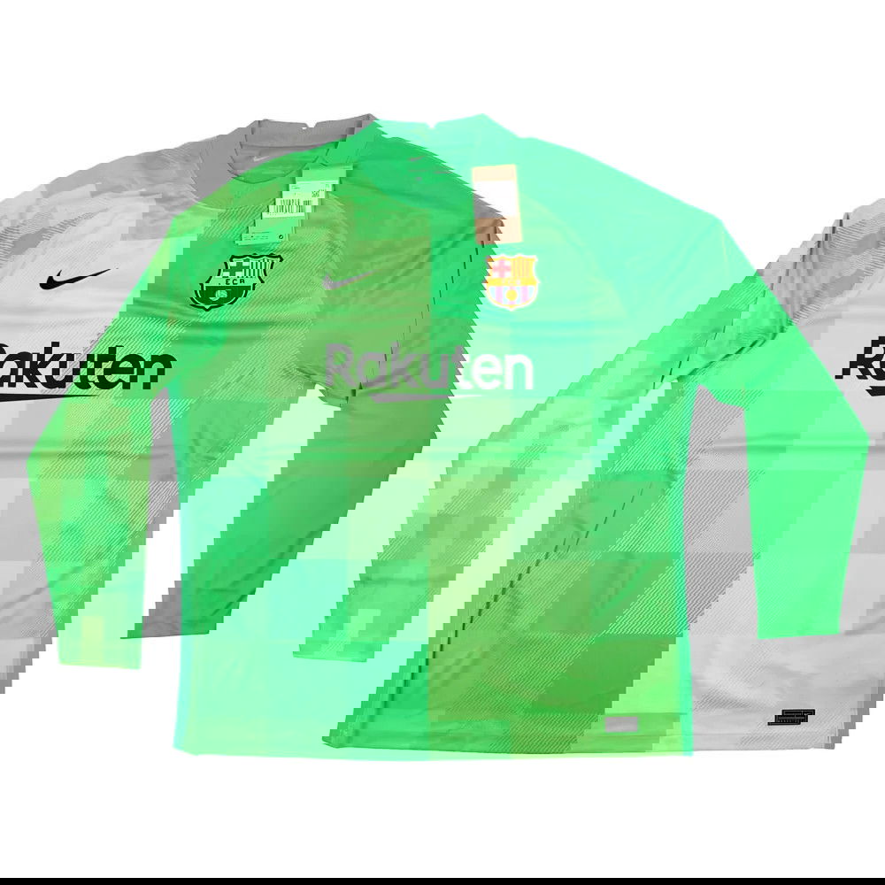 Barcelona 2021-22 GK Away Long Sleeve Shirt (ter Stegen #1) (2XL) (Mint)