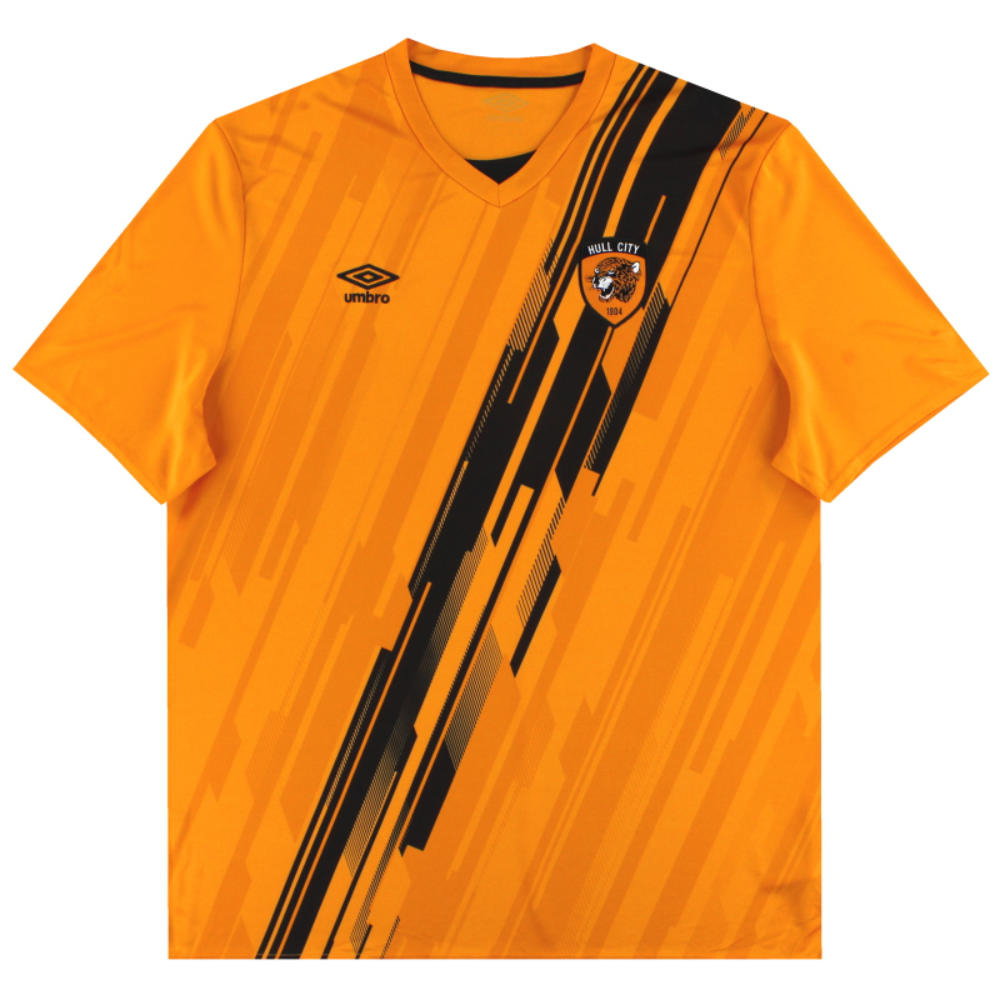 Hull City 2021-22 Home Shirt (Sponsorless) (L) (Excellent) (Jones 5)