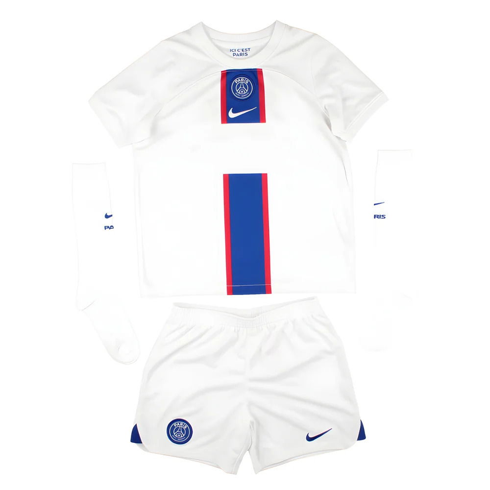 PSG 2022-23 Third Mini Kit (SB 4-5 y) Mbappe #7 (BNWT)