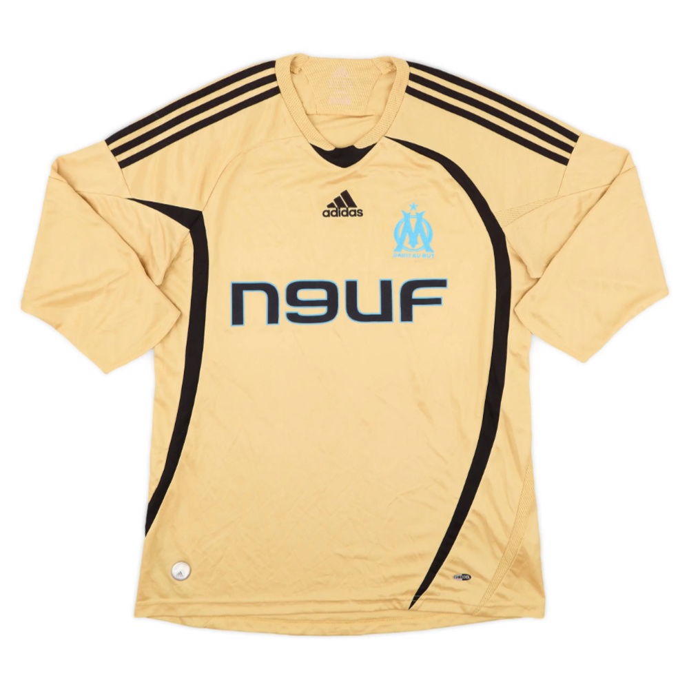 Marseille 2008-09 Long Sleeve Third Shirt (11-12y) Niang #11 (Good)