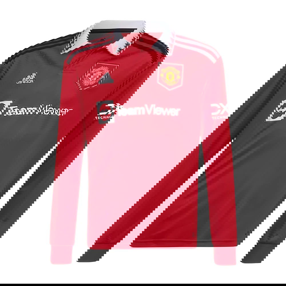 Manchester United 2022-23 Home Long Sleeve Shirt (XL) B.Fernandes #18 (BNWT)