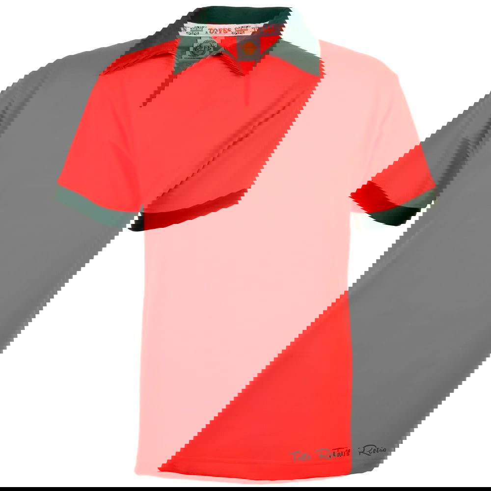 TOFFS Classic Retro Red Short Sleeve Shirt