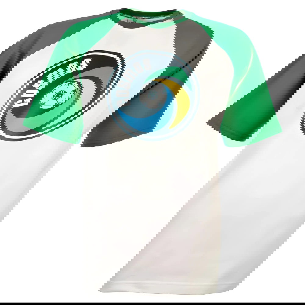 New York Cosmos - NASL T-Shirt (White with Green Sleeves)