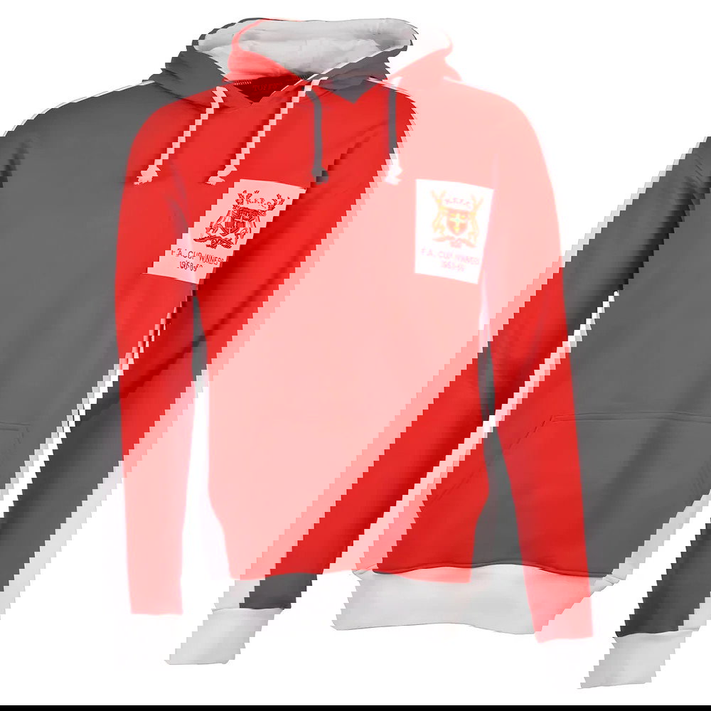 Nottingham Forest Retro Hoodie Red